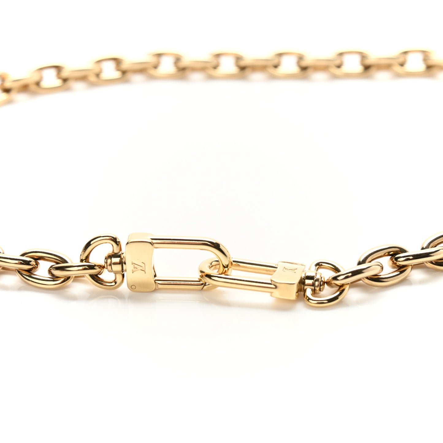 Metal Pochette Chain Strap Gold