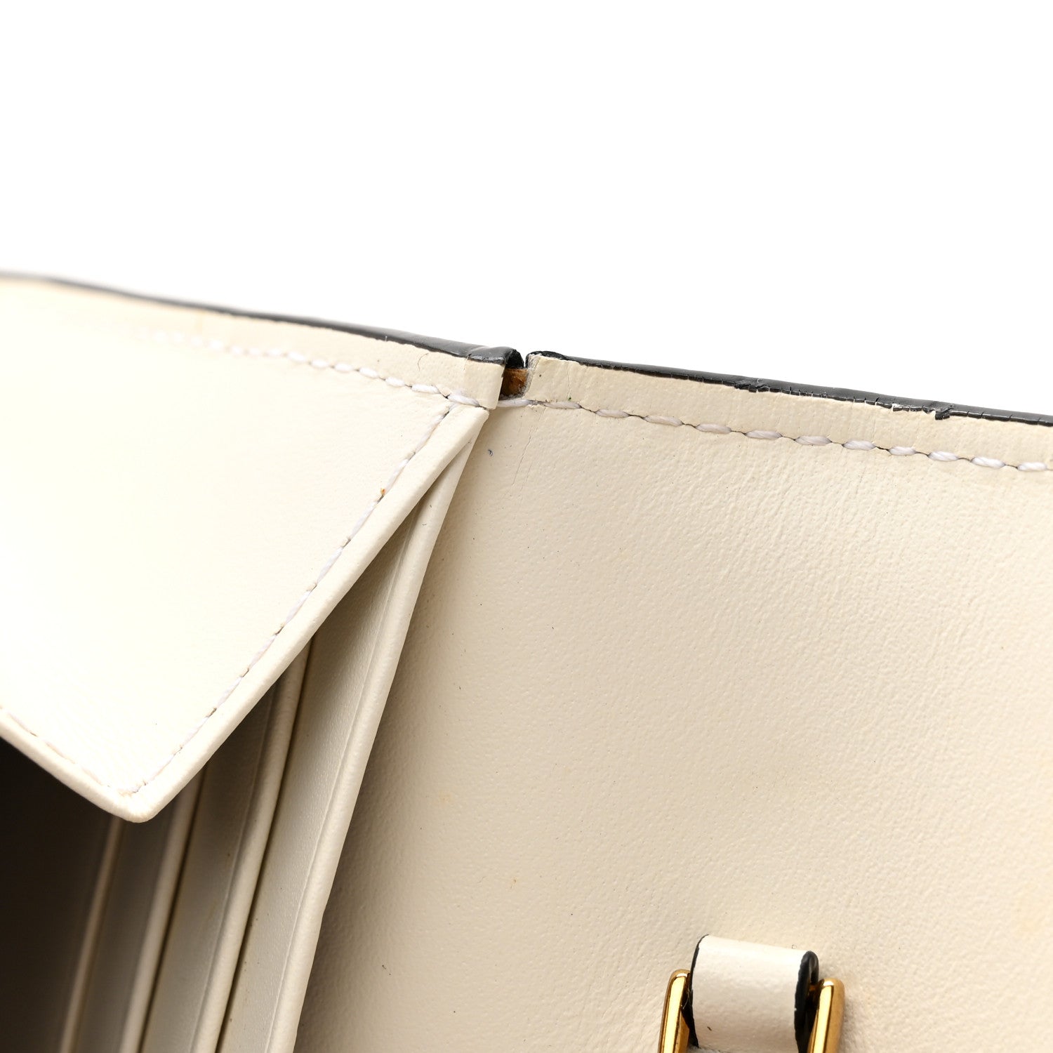 MCM Visetos Large Patricia Wallet On Chain White 7 of 9