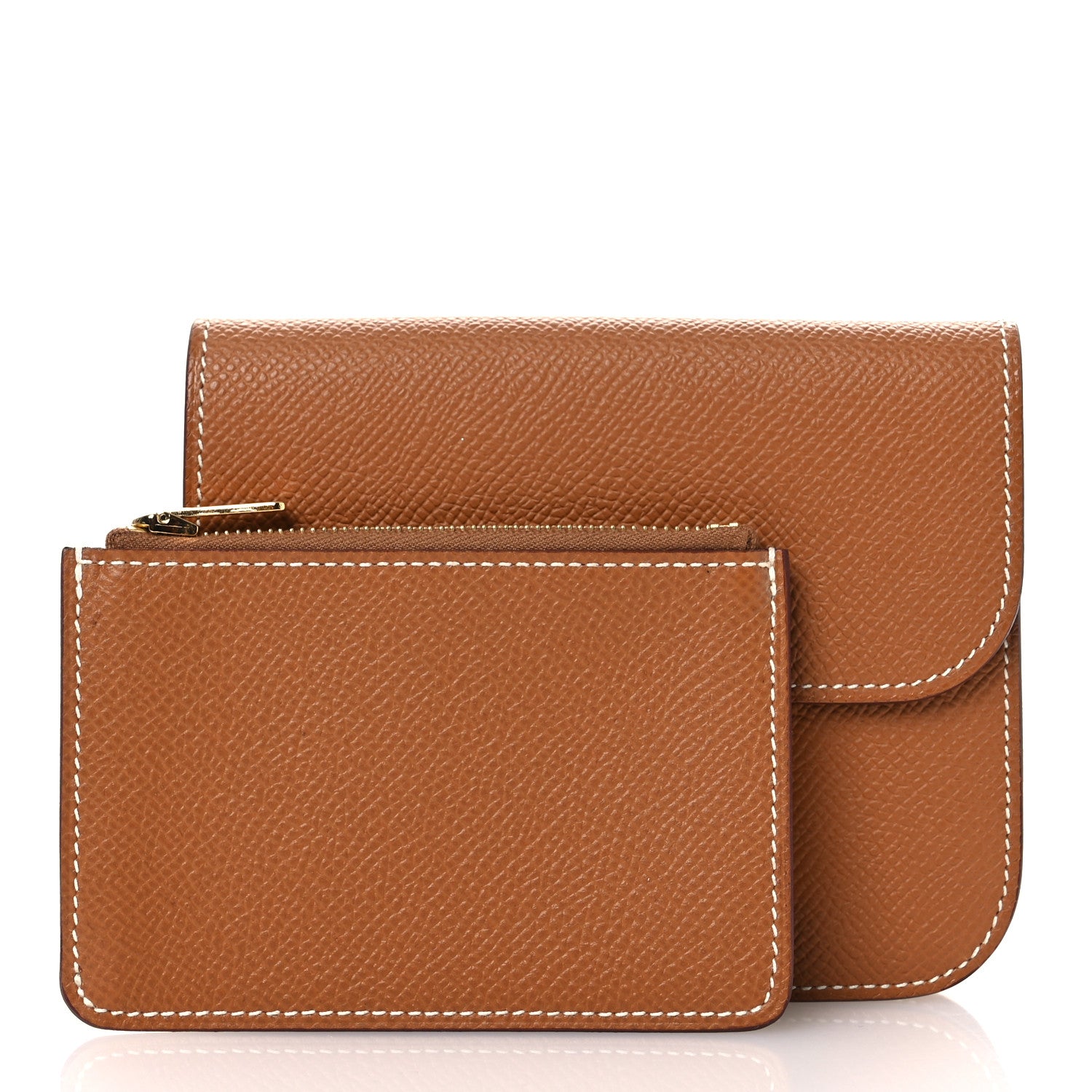 Hermes Epsom Constance Slim Wallet Gold 3 of 9