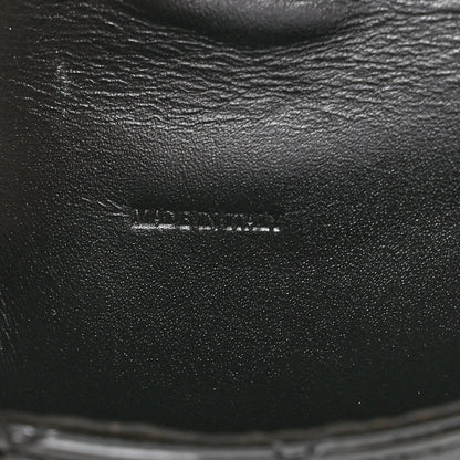 Burberry Patent Calfskin Quilted Mini Crossbody Bag Black 7 of 11