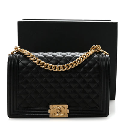 Chanel Caviar Quilted New Medium Boy Flap Black 11 of 11