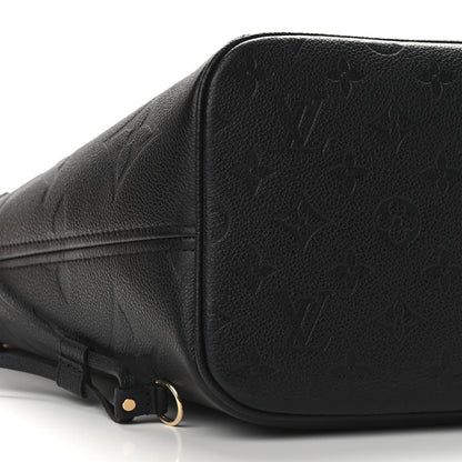 Louis Vuitton Empreinte Monogram Giant Neverfull MM Black 8 of 9
