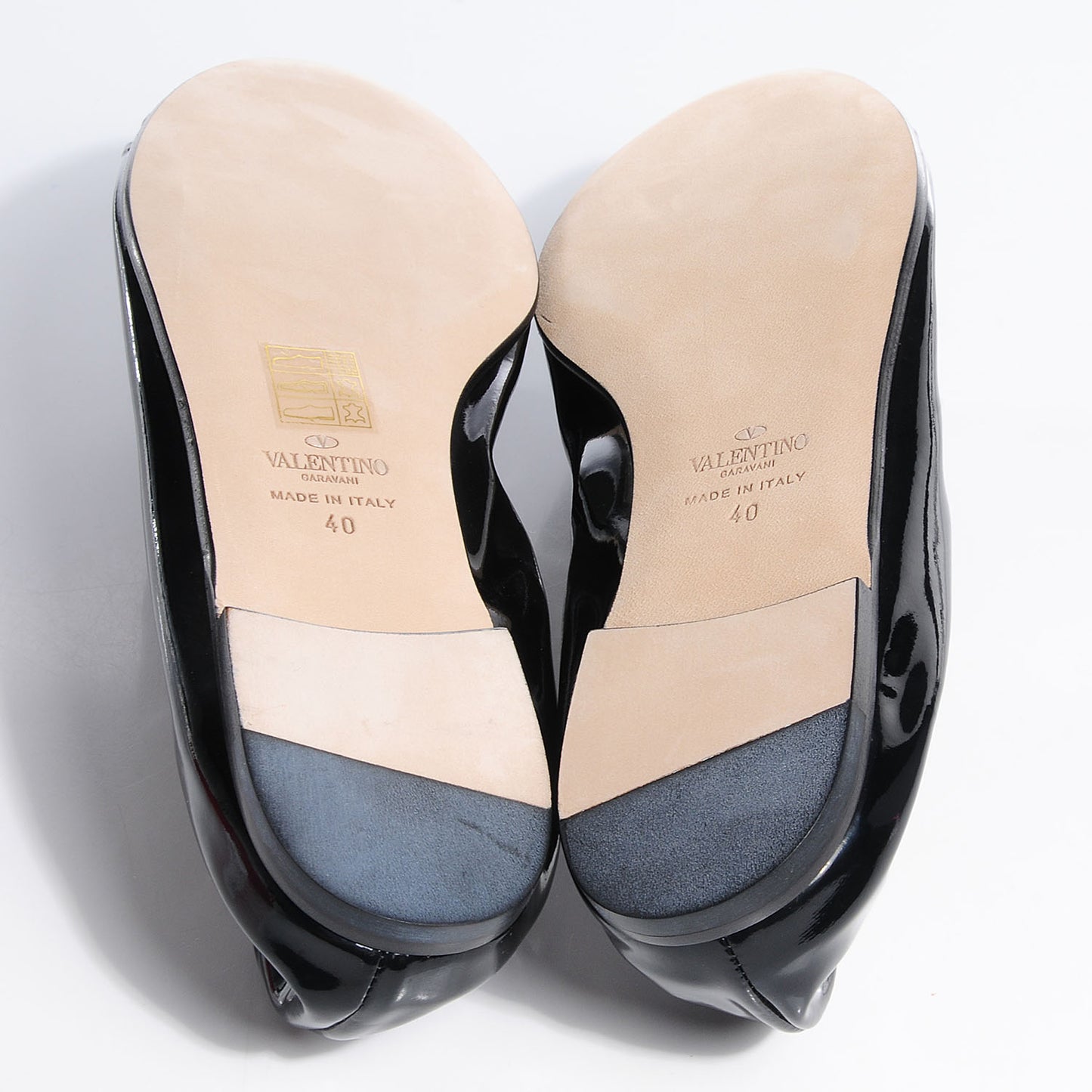Patent Ballet Flats 40 Black