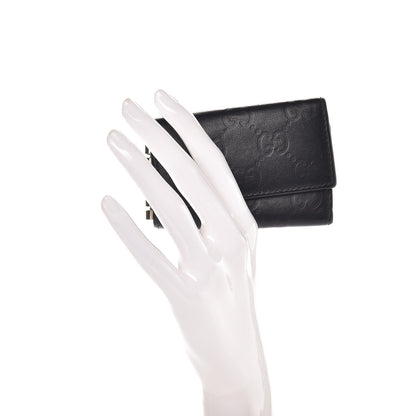 Gucci Guccissima 6 Key Holder Case Black 2 of 7