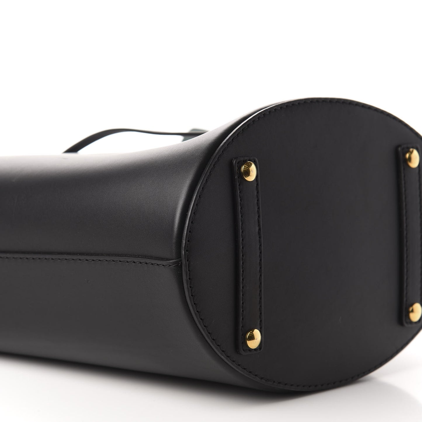 Supple Calfskin Medium Bucket Black