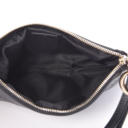 Gucci Guccissima Signature New Britt Wristlet Black 5 of 10
