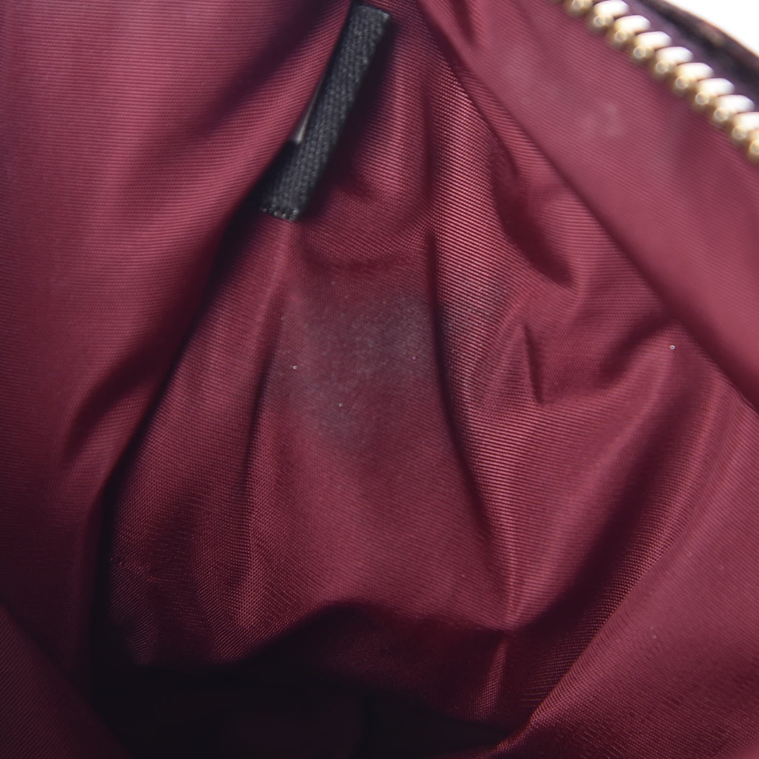Miu Miu Nappa Lock Pocket Clutch Burgundy 9 of 13