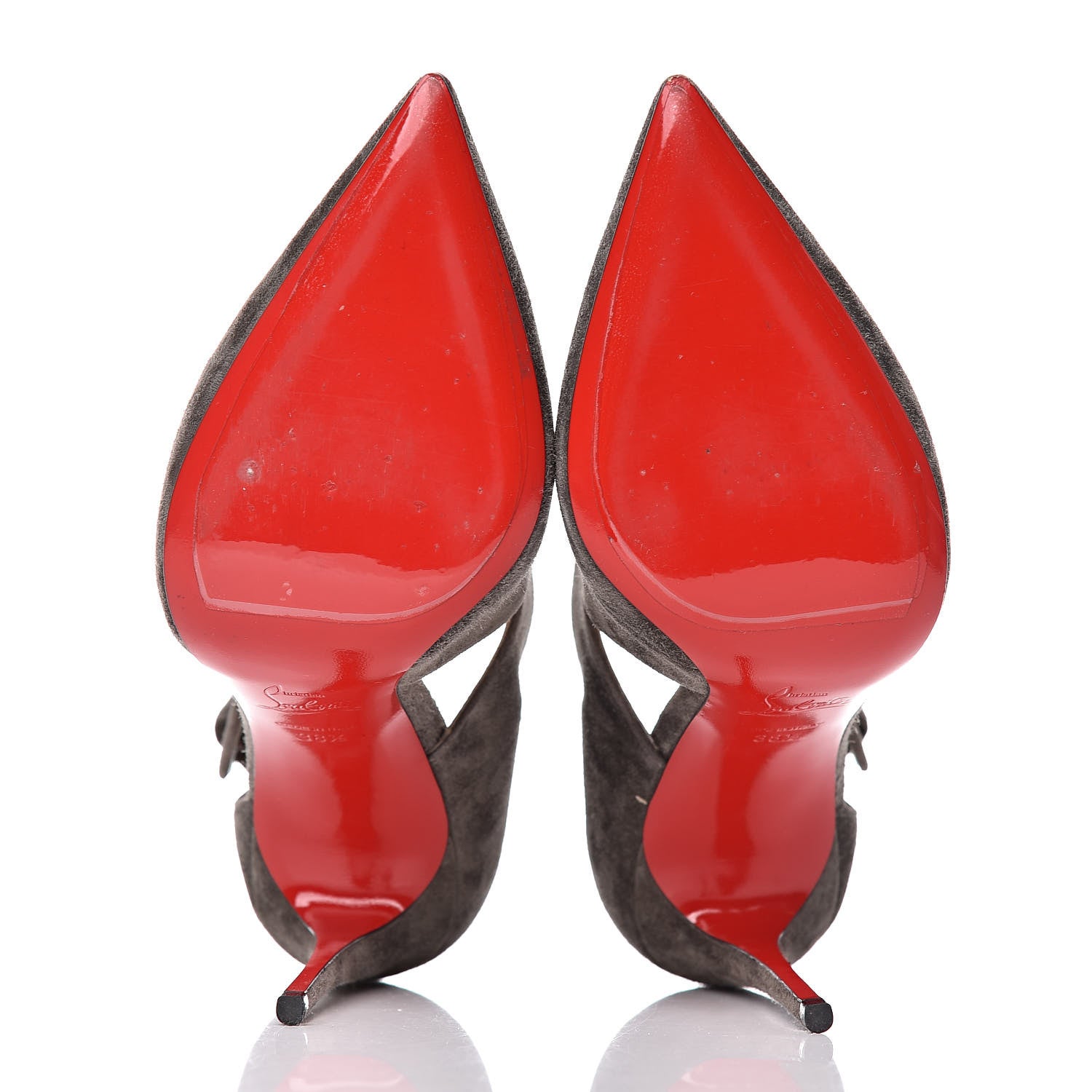 Christian Louboutin Veau Velours Sharpeta 100 Pumps 38.5 Roche 7 of 13