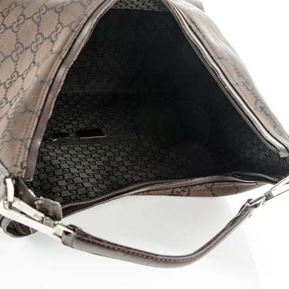 Gucci Nylon Monogram Large Hobo Brown 5 of 7