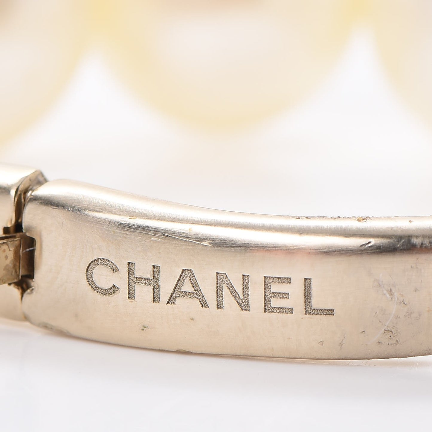Pearl CC Bracelet Gold