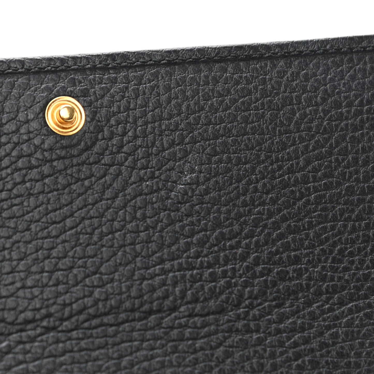 Dollar Calfskin GG Marmont Continental Wallet Black