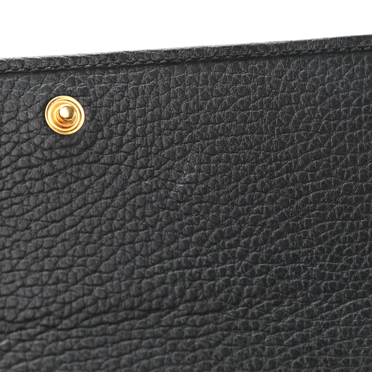 Gucci Dollar Calfskin GG Marmont Continental Wallet Black 6 of 8