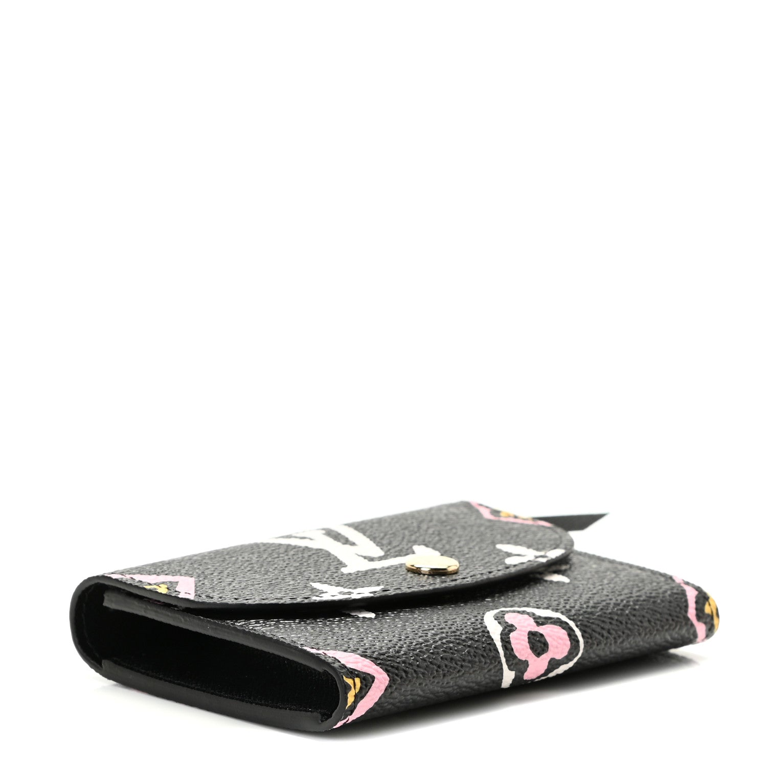 Louis Vuitton Monogram Giant Wild At Heart Rosalie Coin Purse Black 3 of 9