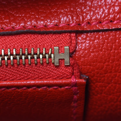 Hermes Togo Birkin 25 Rouge Casaque 14 of 26