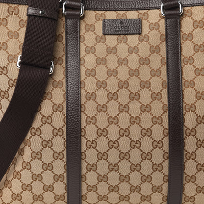 Gucci GG Monogram Large Joy Tote Bag Dark Brown 10 of 10
