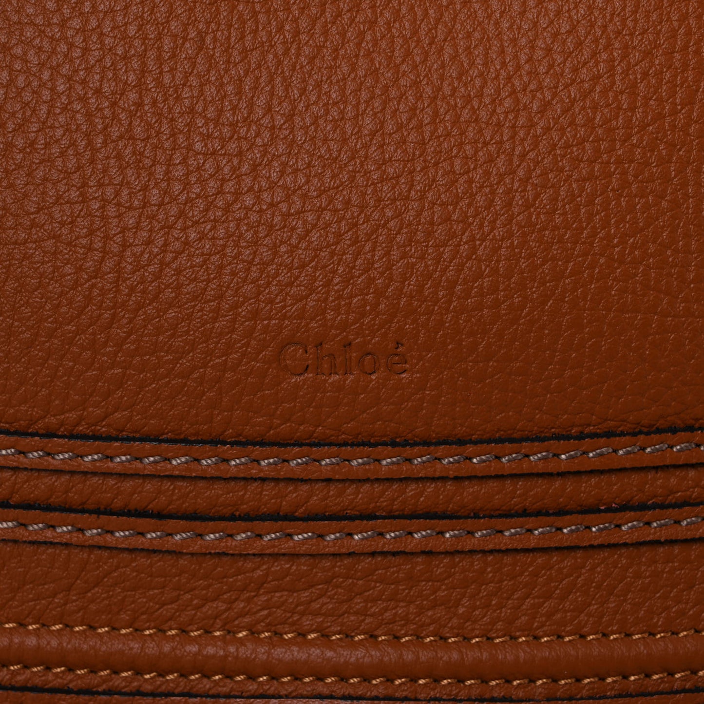 Calfskin Large Marcie Satchel Tan