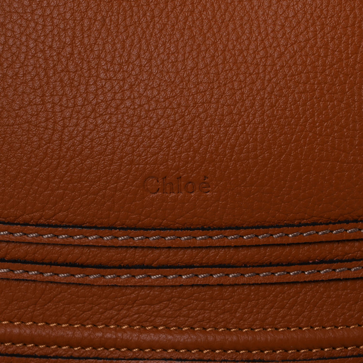 Chloe Calfskin Large Marcie Satchel Tan 10 of 12