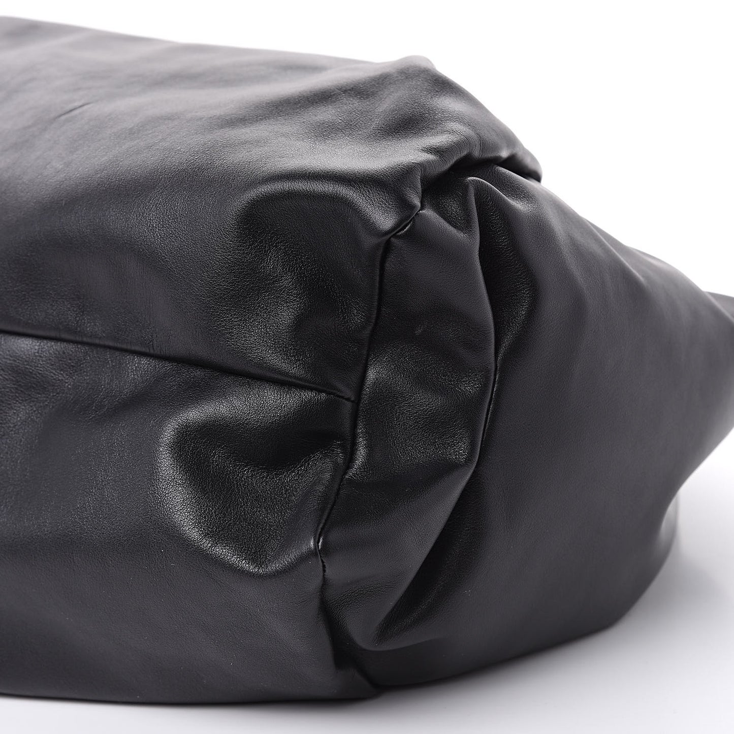 Smooth Butter Calfskin The Shoulder Pouch Black