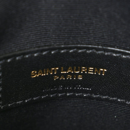 Saint Laurent Smooth Shiny Calfskin Monogram Uptown Baby Pouch Crema Soft 6 of 8