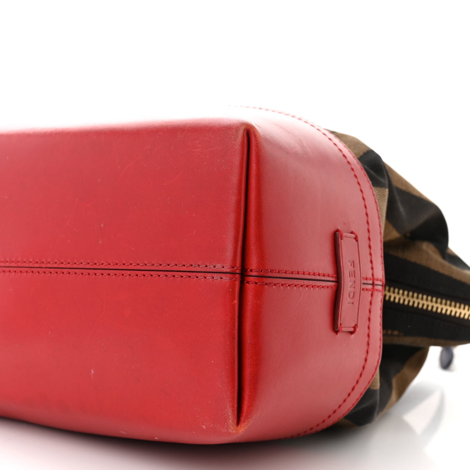 Fendi Pequin Cuoio Vegetale 2Bag Tobacco Rosso Blue Mirto Miele 10 of 13