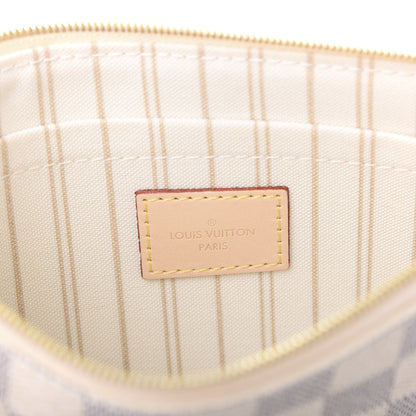 Louis Vuitton Damier Azur Neverfull MM GM Pochette 8 of 11