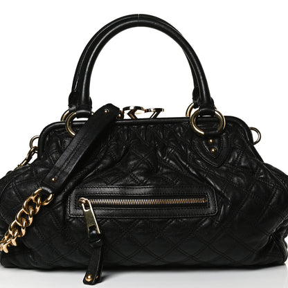 Marc Jacobs Calfskin Quilted Stam Black 7 of 14