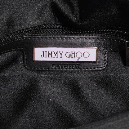 Jimmy Choo Satin Swarovski Crystal Tulita Evening Bag Black 7 of 8