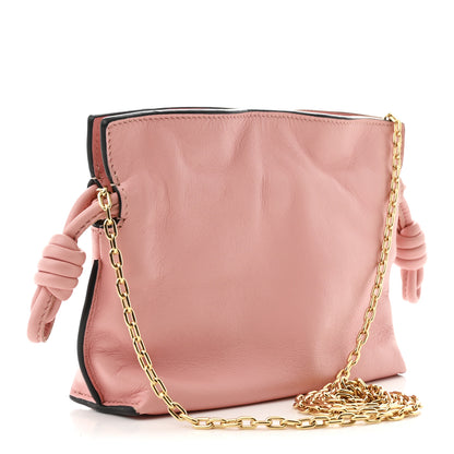 Loewe Calfskin Nano Flamenco Knot Clutch Warm Blossom 3 of 10