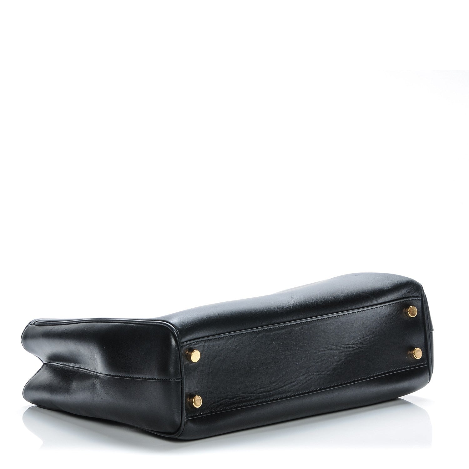 Saint Laurent Calfskin Classic Monogram Shopping Bag Black 4 of 6