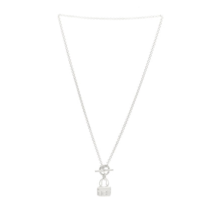 Hermes Sterling Silver Constance Amulettes Pendant Necklace 3 of 5
