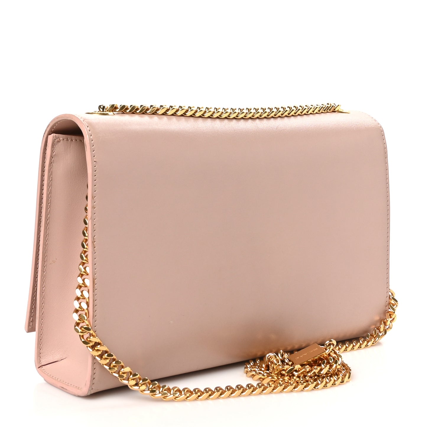 Smooth Calfskin Medium Classic Monogram Kate Tassel Satchel Pink