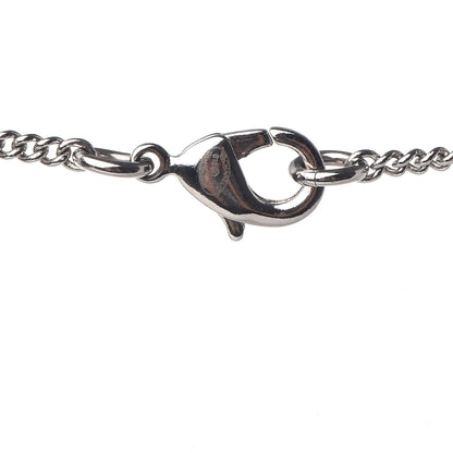 Chanel Lambskin Baguette Crystal CC Necklace Black Silver 5 of 6