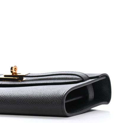 Hermes Epsom Kelly Wallet To Go Black 9 of 9