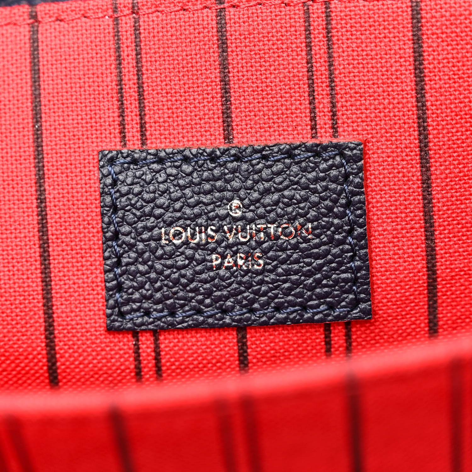Louis Vuitton Empreinte Pochette Metis Marine Rouge 8 of 12