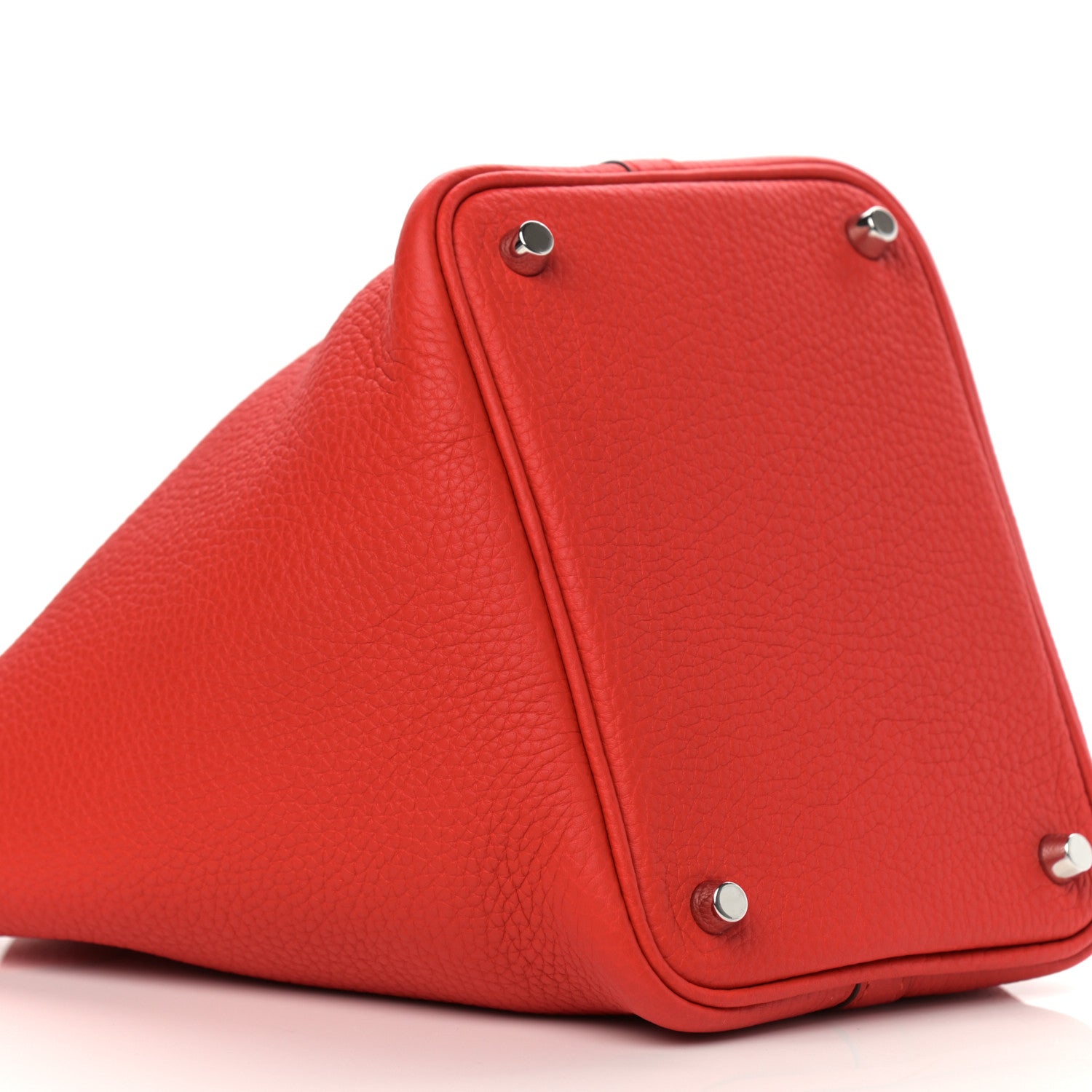 Hermes Taurillon Clemence Picotin Lock 18 PM Rouge De Coeur 9 of 11