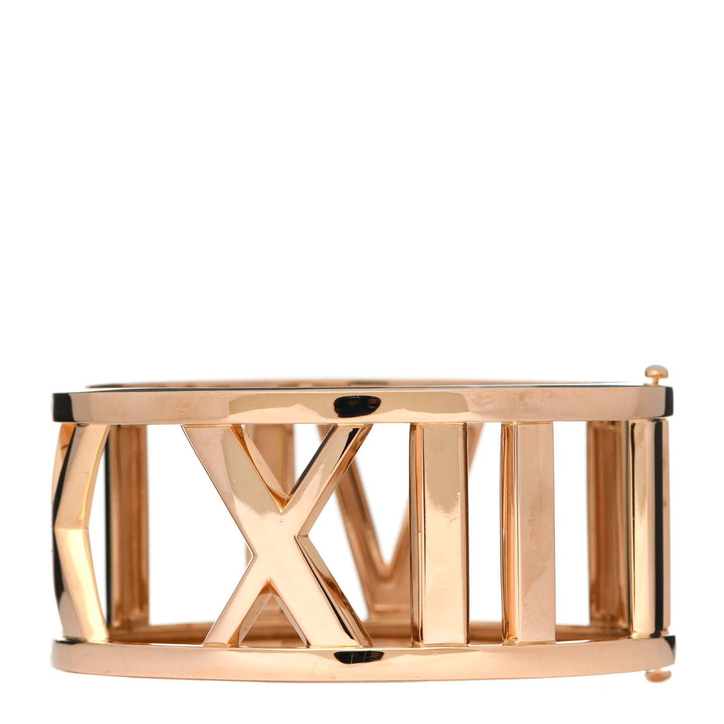 18K Rose Gold Wide Atlas Bangle