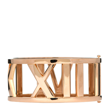 Tiffany 18K Rose Gold Wide Atlas Bangle 3 of 5