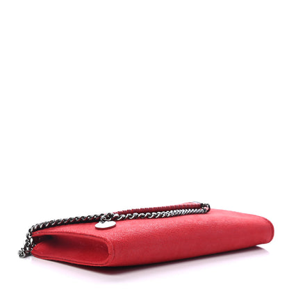 Stella McCartney Shaggy Deer Mini Falabella Crossbody Bag Cherry 4 of 8