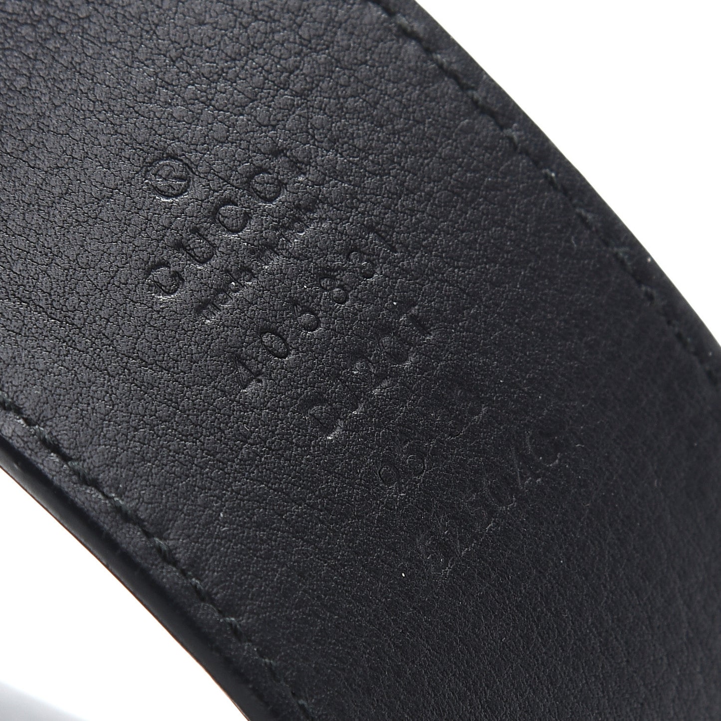 Textured Calfskin Double G 40mm Belt 95 38 Black