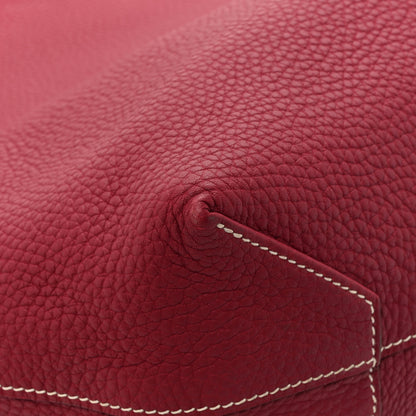 Hermes Taurillon Clemence Double Sens 36 Reversible Tote Rubis Bougainvillea 18 of 20