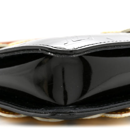 Louis Vuitton Vernis Lexington Fleurs Pochette Black 8 of 10