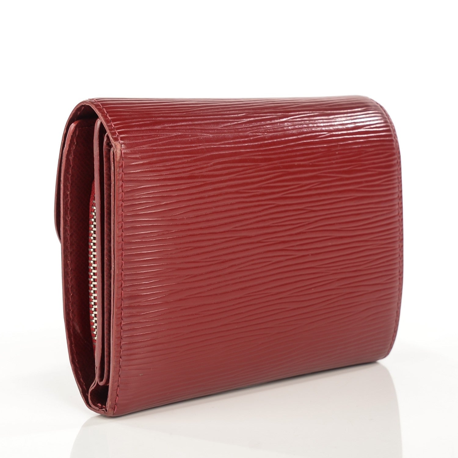 Louis Vuitton Epi Joey Wallet Rubis 3 of 7