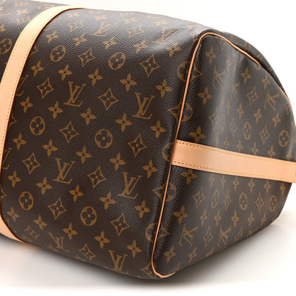 Louis Vuitton Monogram Keepall Bandouliere 55 9 of 10