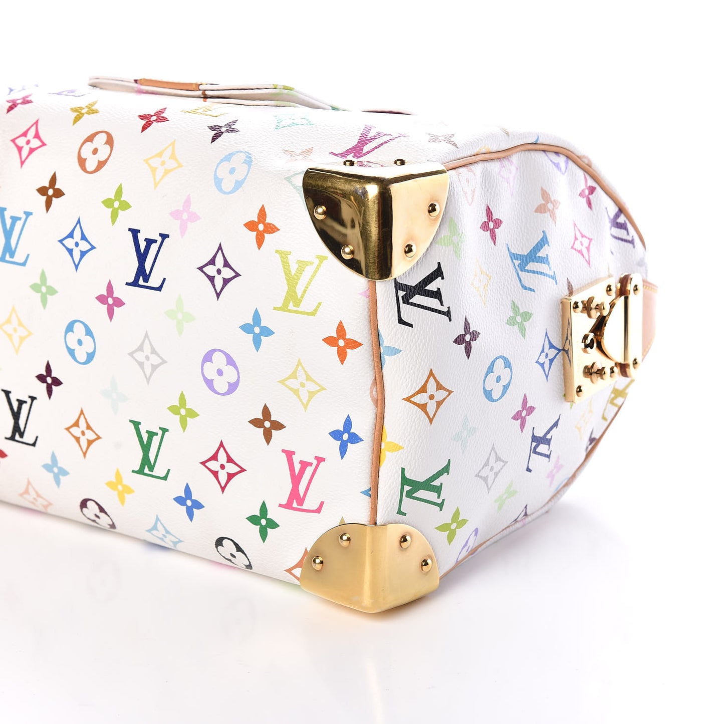 Monogram Multicolor Speedy 30 White