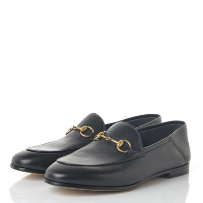 Gucci Lambskin Womens Brixton Horsebit Loafers 36.5 Black 3 of 18