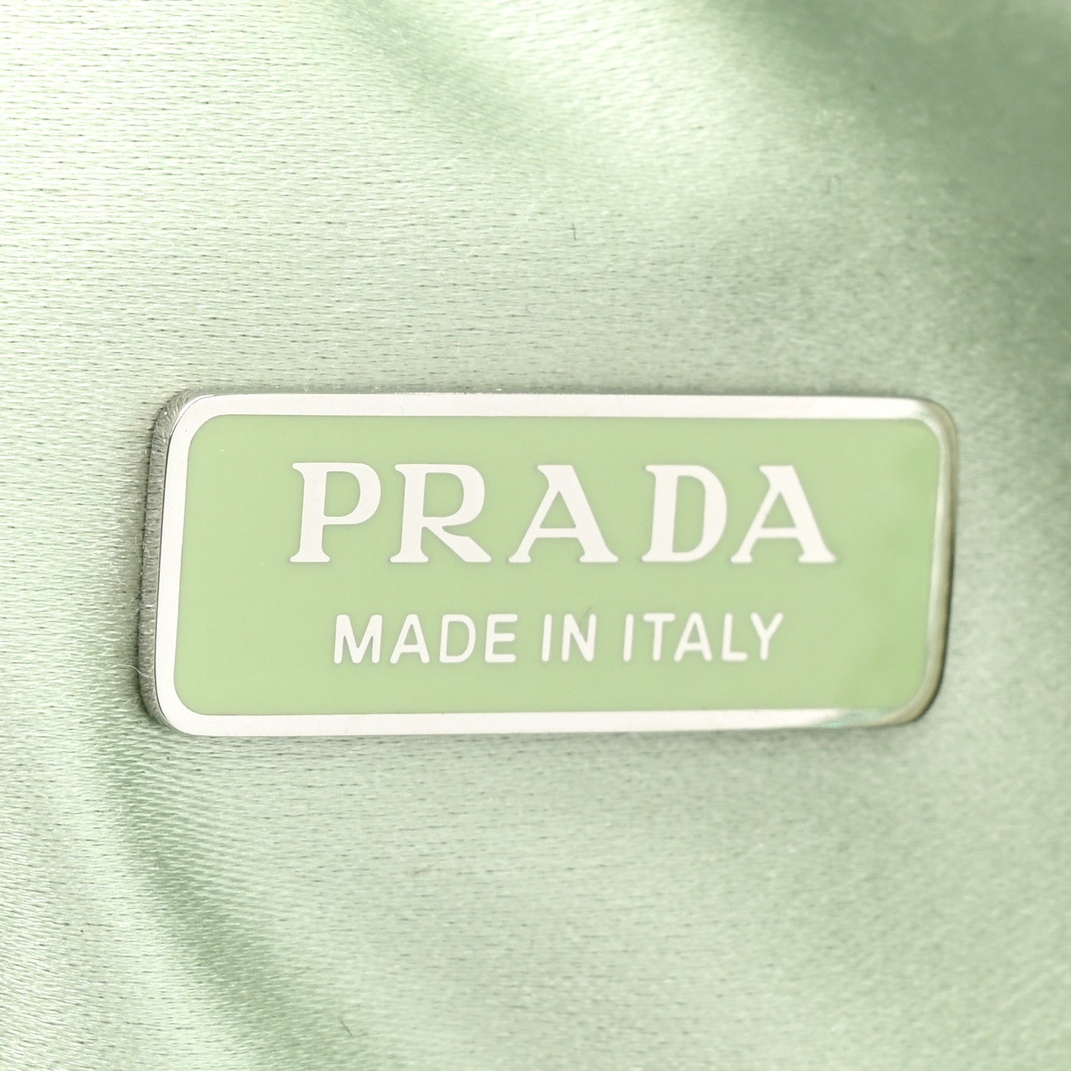 Prada Satin Crystal Mini Re-Edition 2000 Bag Acqua 6 of 8