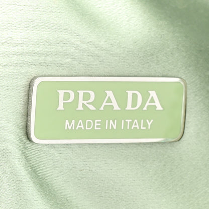 Prada Satin Crystal Mini Re-Edition 2000 Bag Acqua 6 of 8