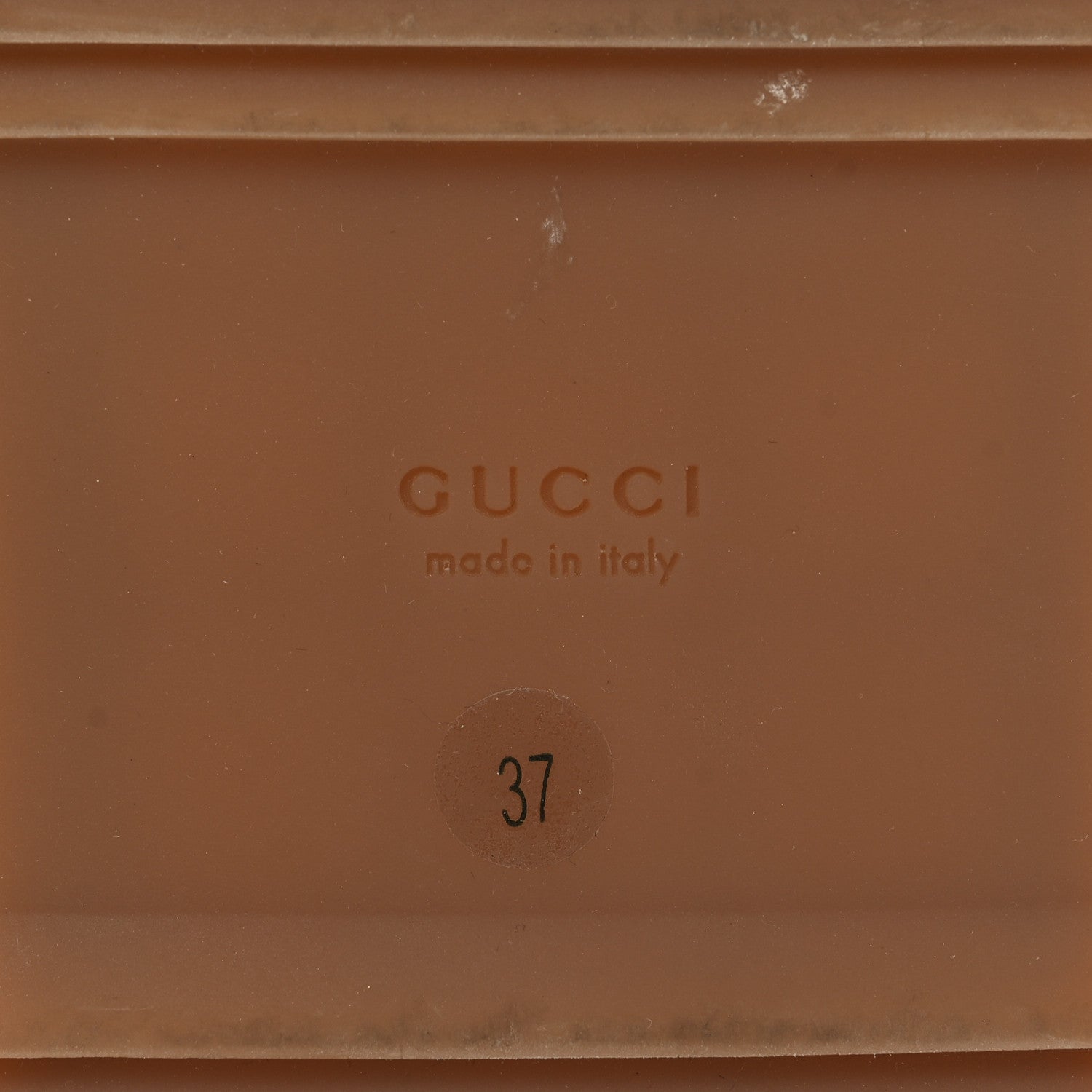 Gucci Canvas GG Monogram Angelina Platform Slide Sandals 37 Beige Ruggine 8 of 9