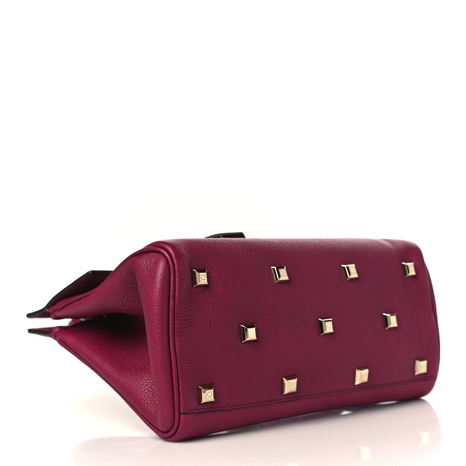 Salvatore Ferragamo Calfskin Medium Studio Bag Lollipop 4 of 8