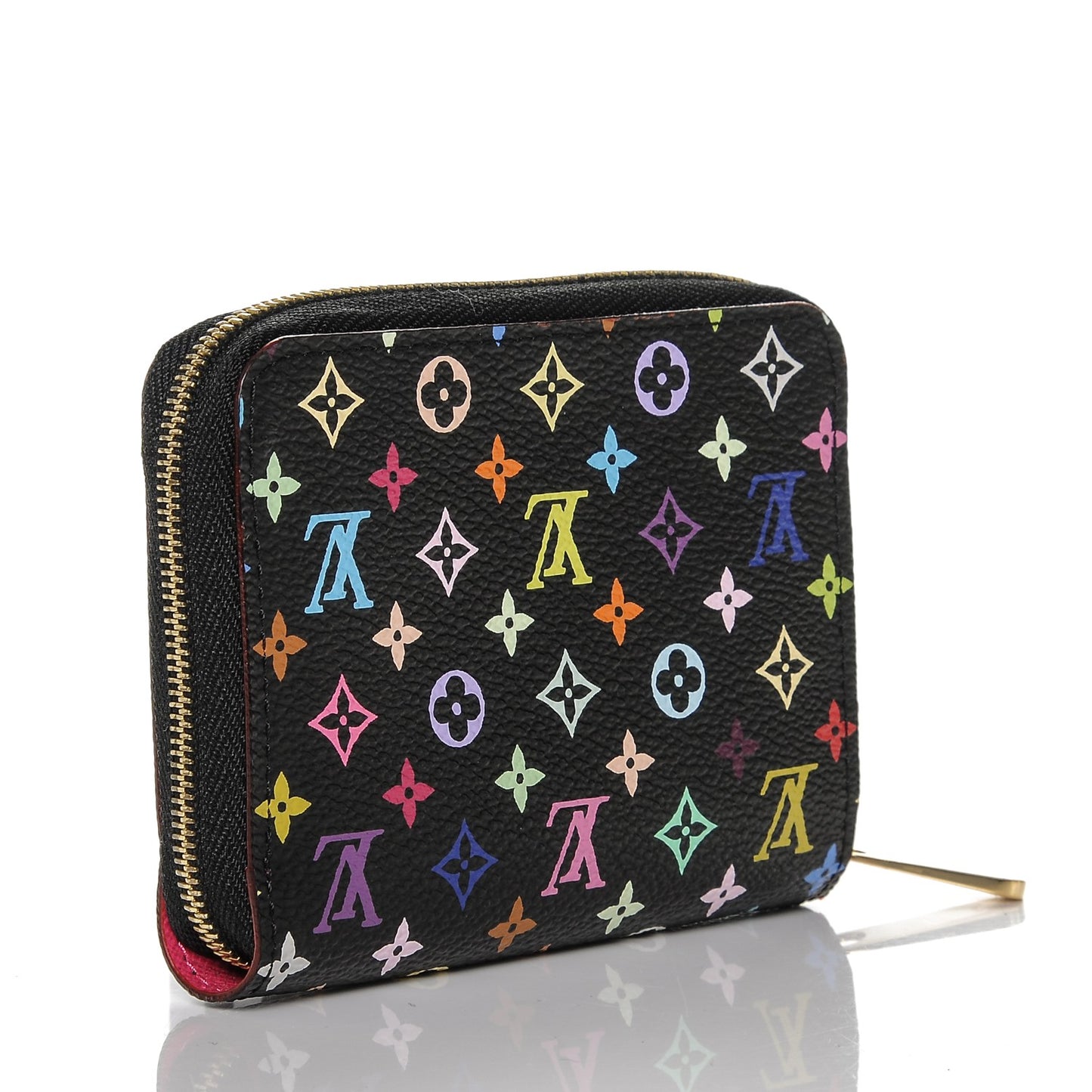 Monogram Multicolor Zippy Coin Purse Black Grenade